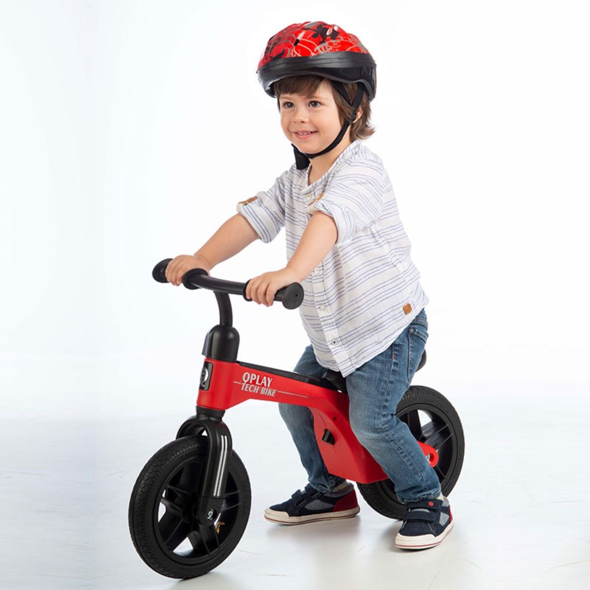 Bicicleta fara pedale, Qplay Tech, Negru, 10 inch