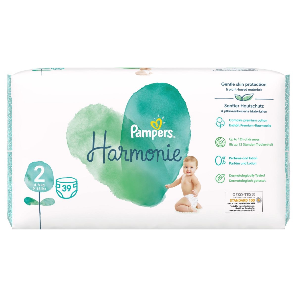 Scutece Pampers Harmonie 2, 39 buc