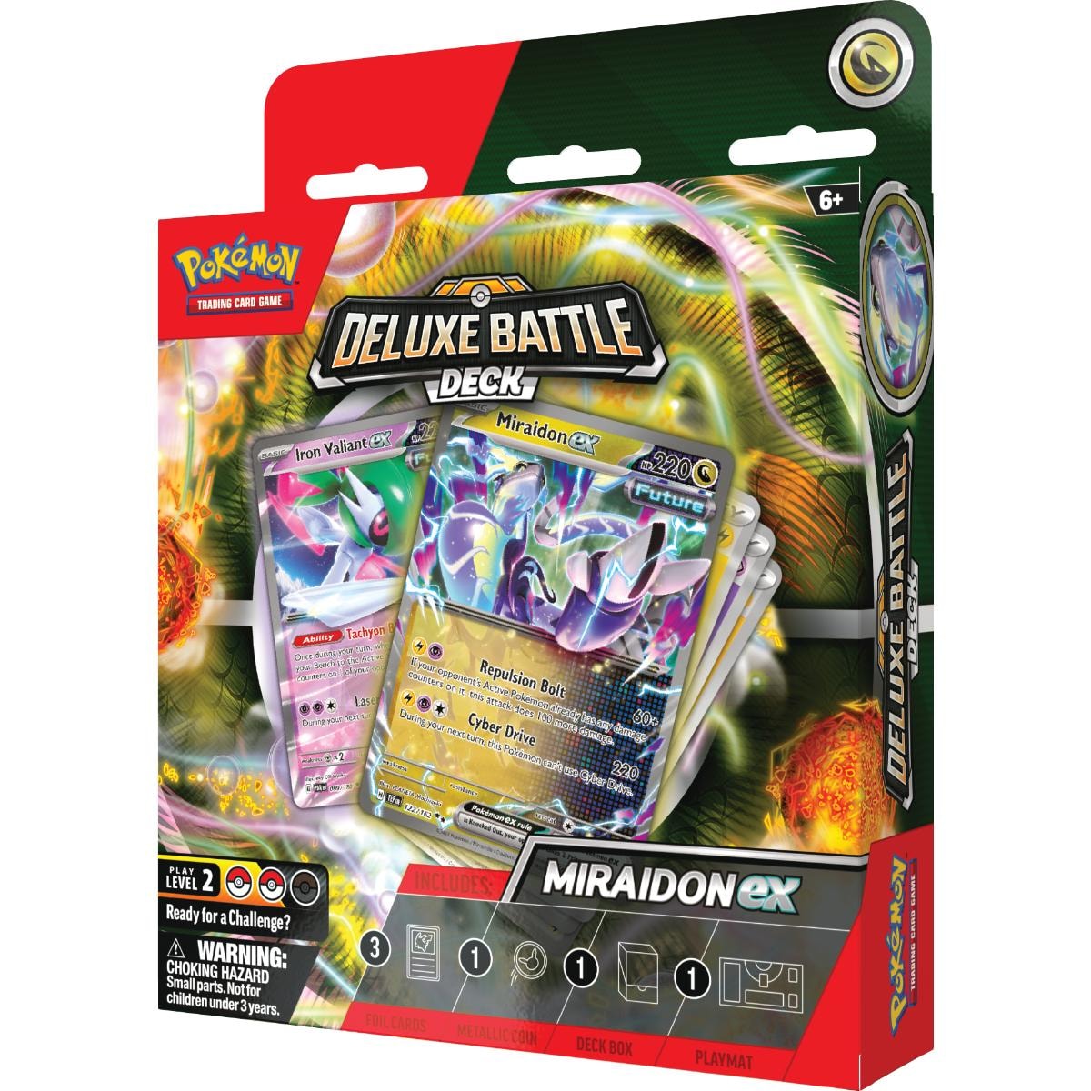 Set carti de joc, Pokemon TCG, Miraidon Ex and Koraidon Ex Deluxe Battle Deck