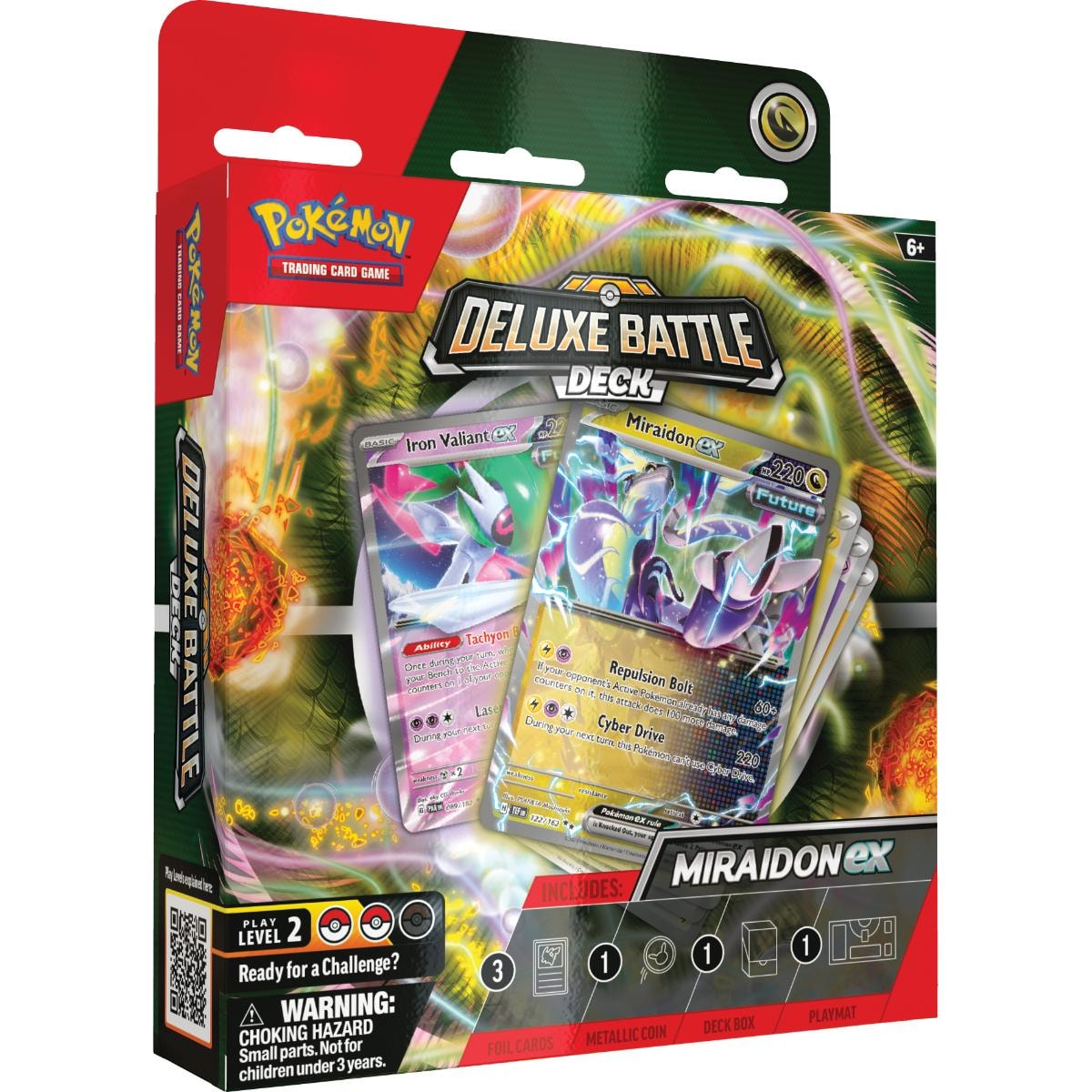 Set carti de joc, Pokemon TCG, Miraidon Ex and Koraidon Ex Deluxe Battle Deck