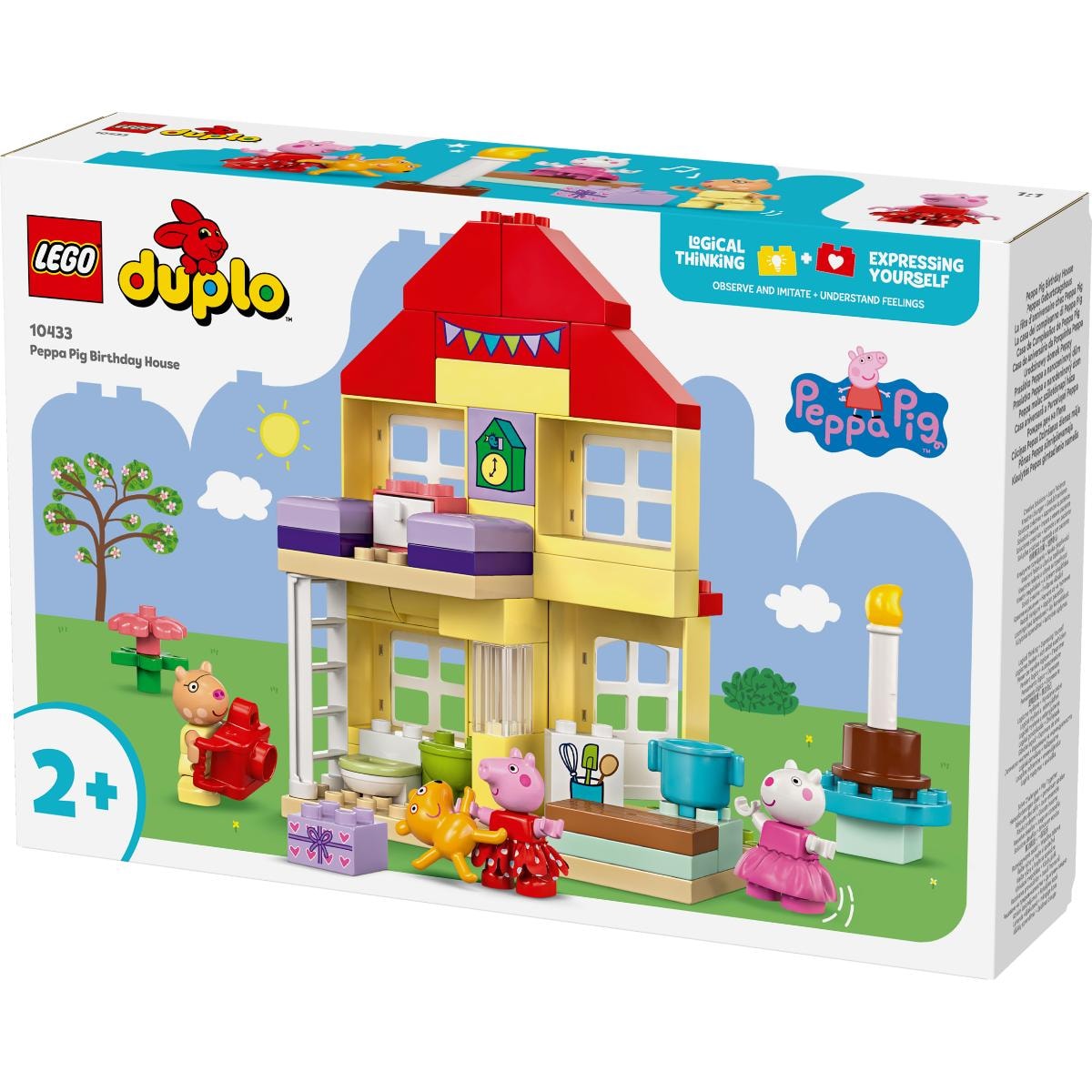 LEGO® Duplo - Casa aniversara a Purcelusei Peppa (10433)