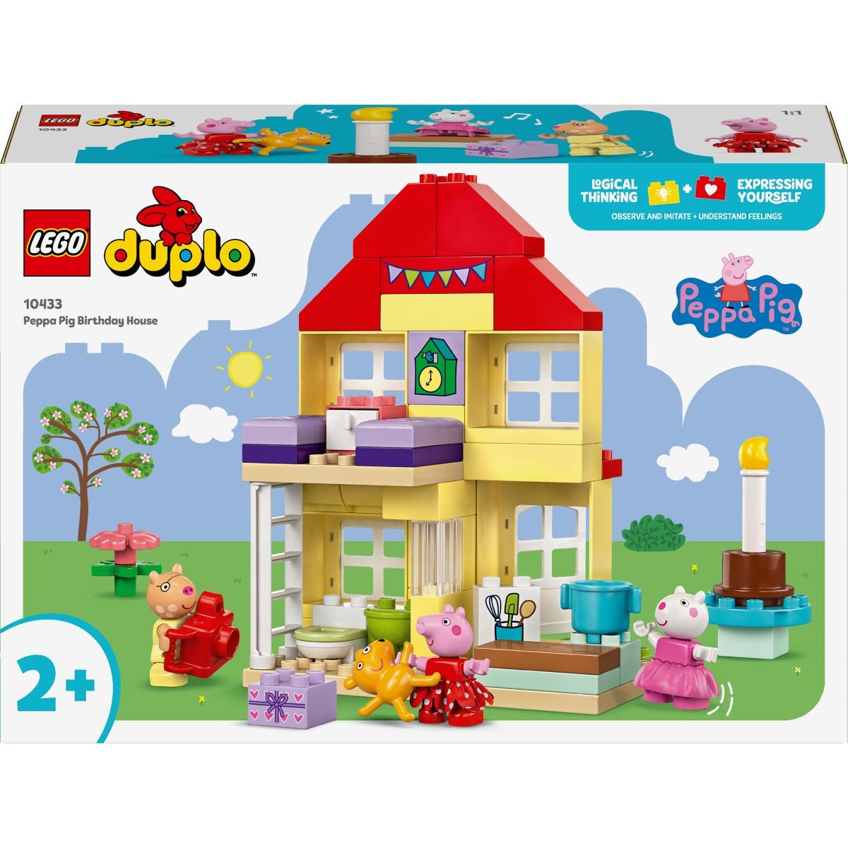 LEGO® Duplo - Casa aniversara a Purcelusei Peppa (10433)