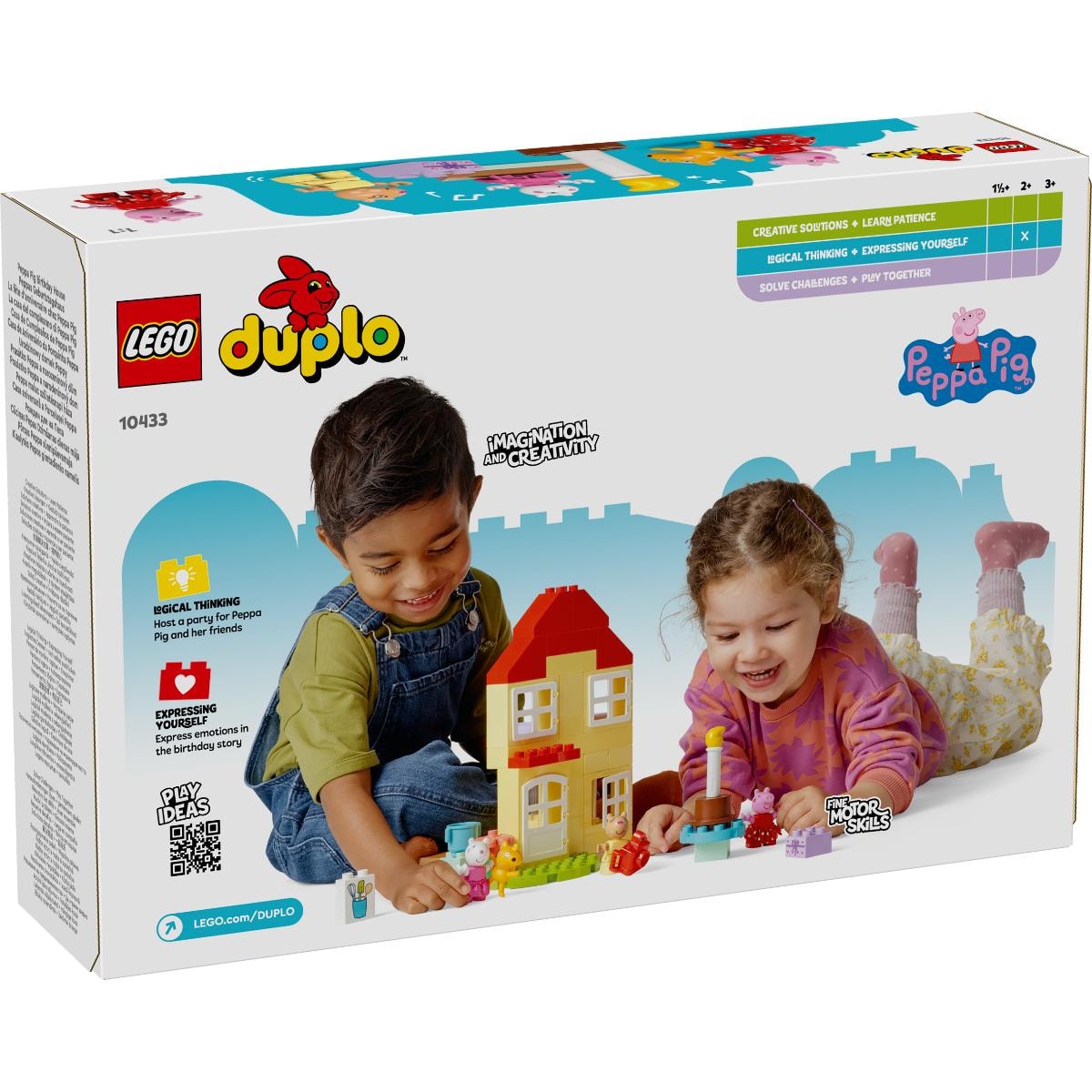 LEGO® Duplo - Casa aniversara a Purcelusei Peppa (10433)