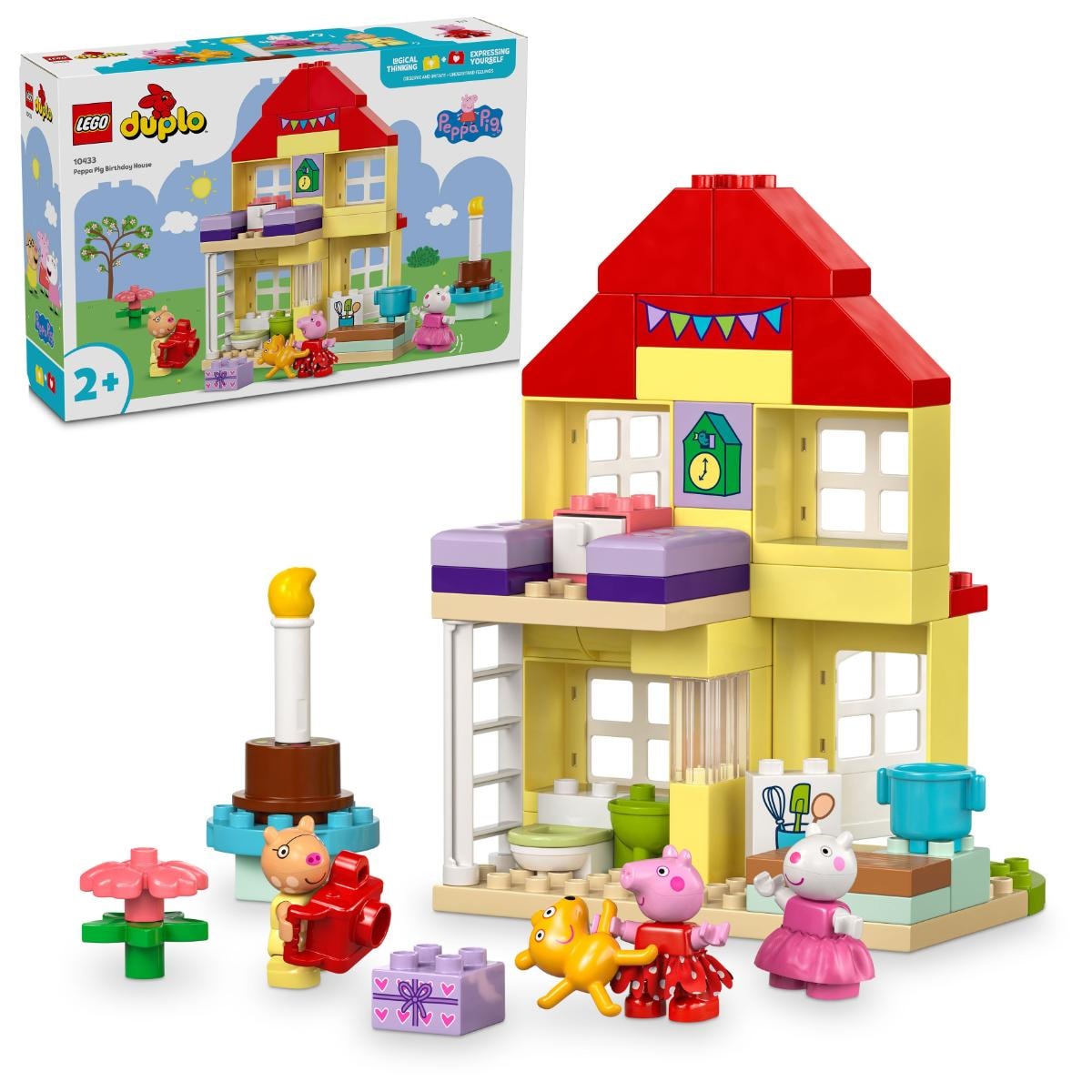 LEGO® Duplo - Casa aniversara a Purcelusei Peppa (10433)
