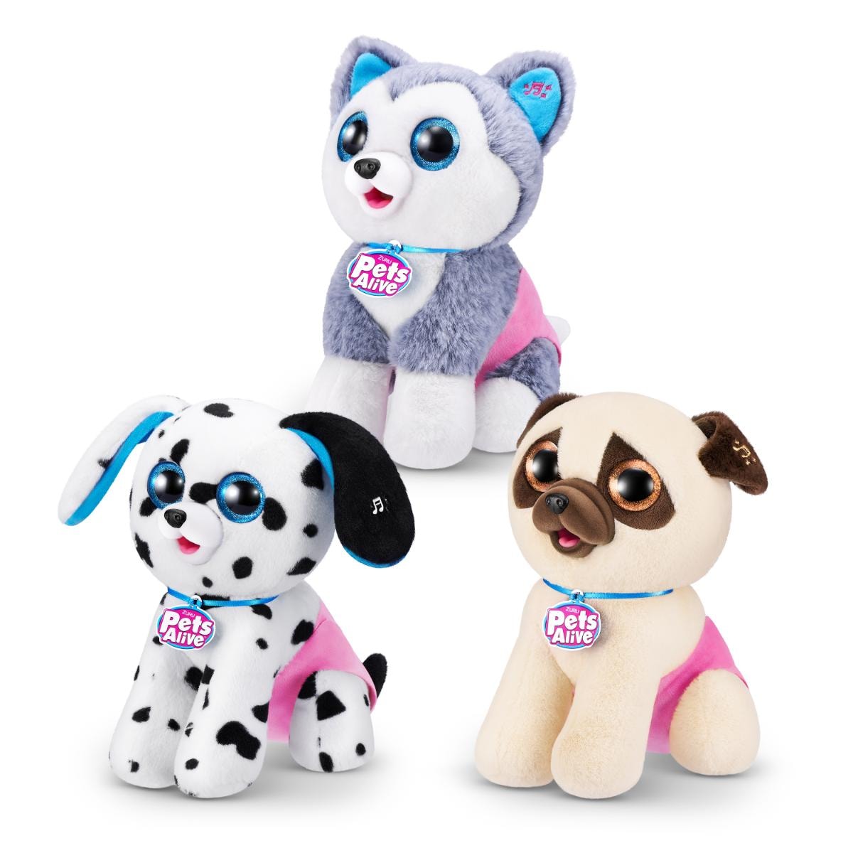 Jucarie de plus surpriza, Pets Alive, Catelus interactiv, Pooping Puppies