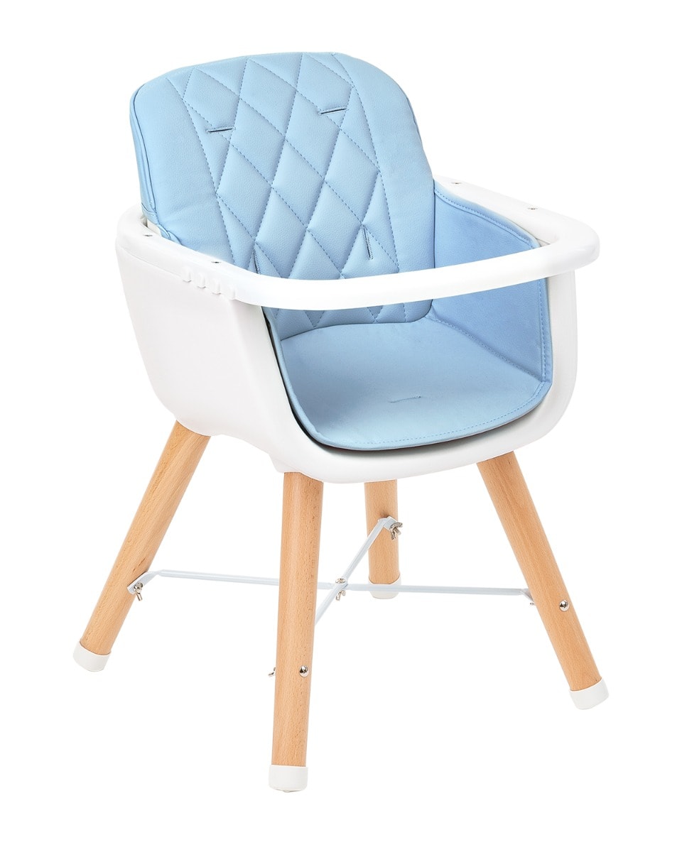 Scaun de masa 2 in 1, Kikka Boo Woody, Blue