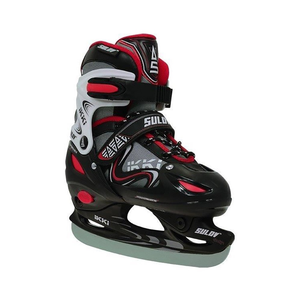 Role 2 in 1, Patine, DHS Ikki Boy, 35-38, Negru-Rosu