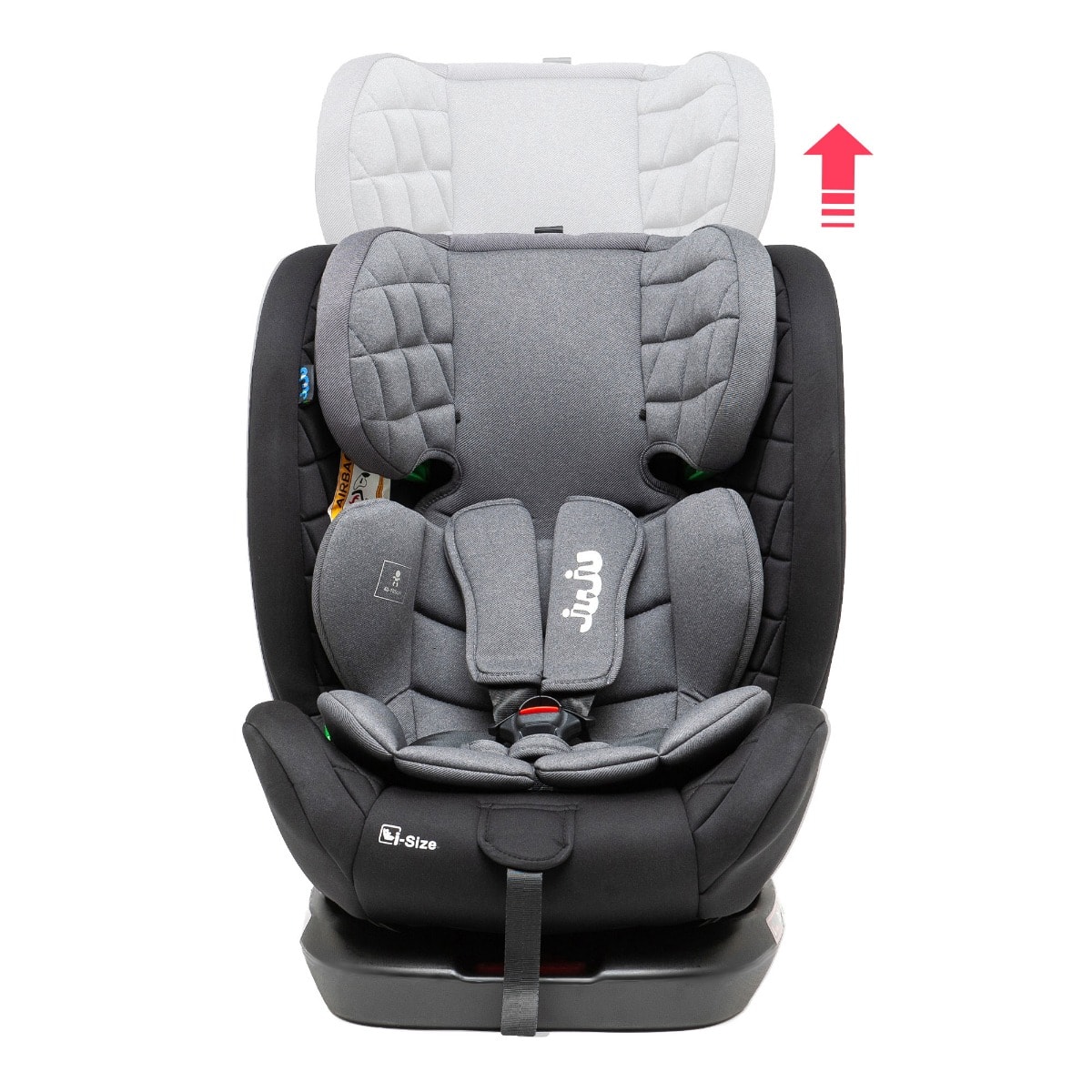 Scaun auto cu isofix, Juju, Total 360 I-Size, Negru