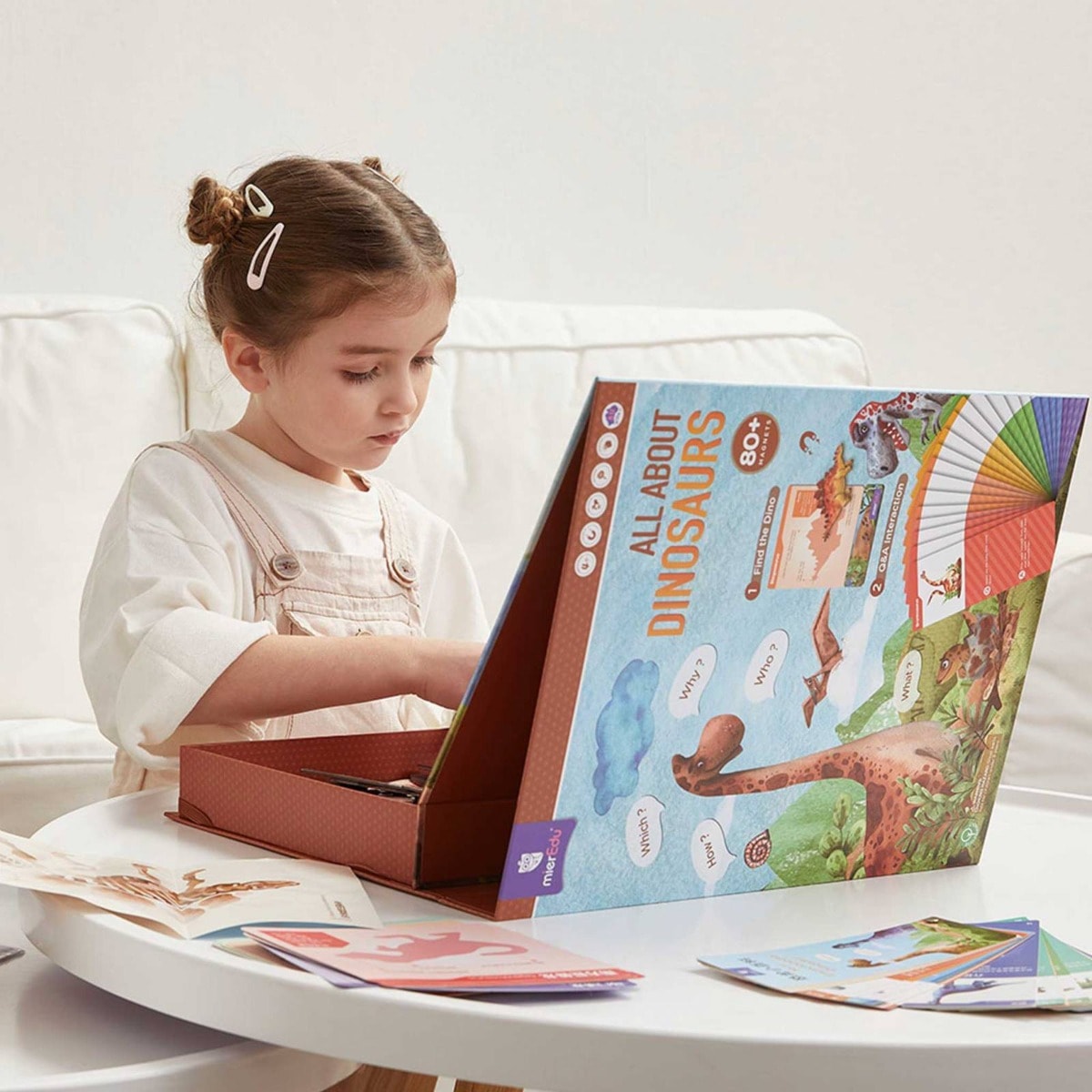 Joc educativ magnetic, mierEdu, Totul despre dinozauri