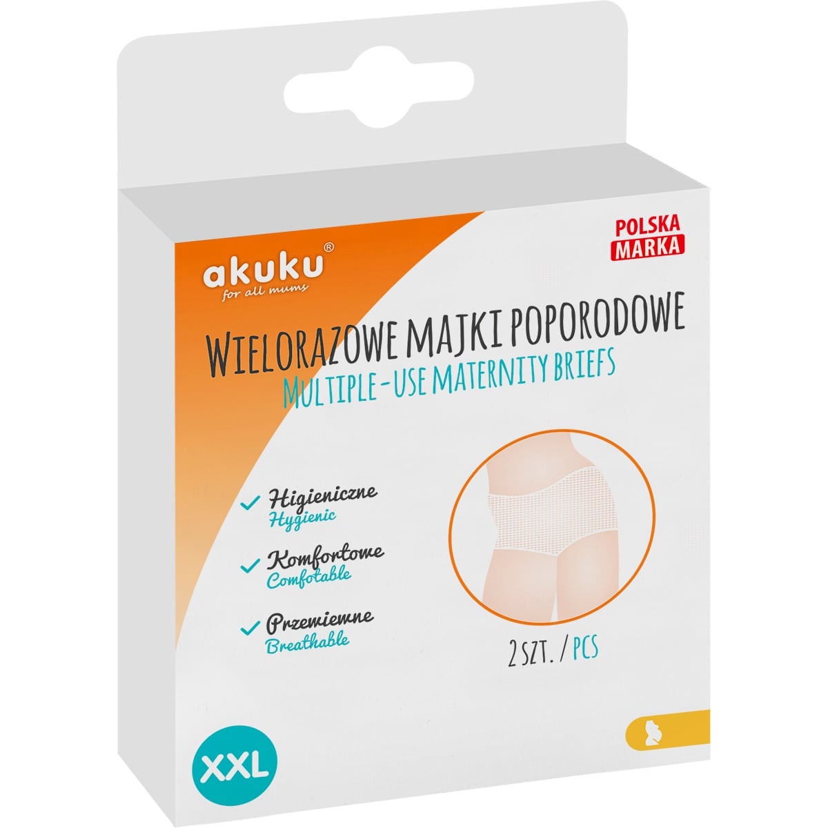 Set chiloti pentru gravide, unica folosinta Akuku, Marimea XXL
