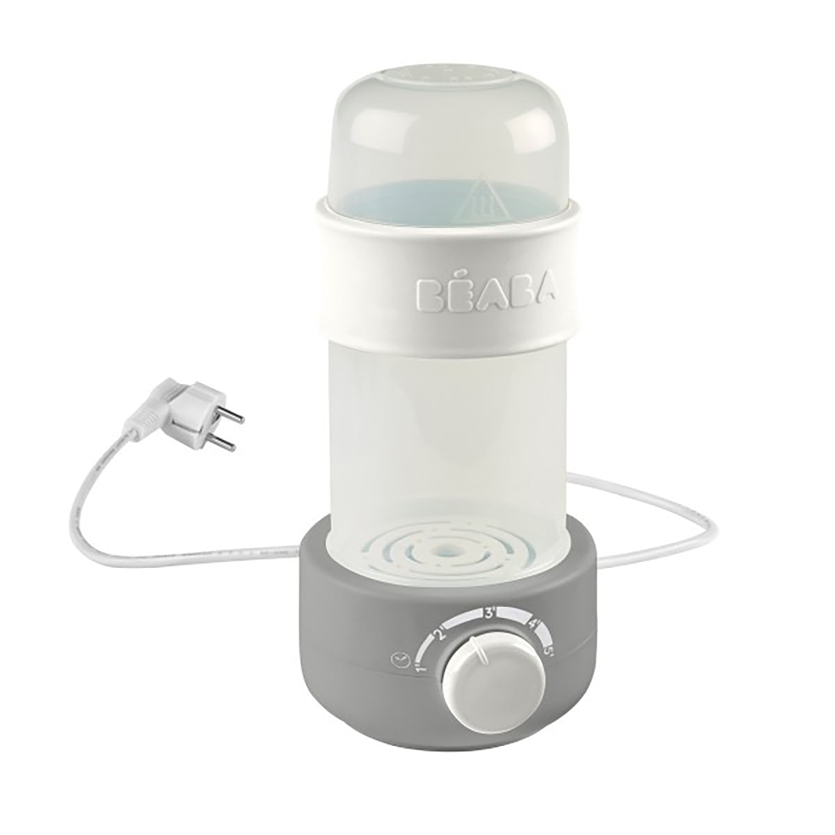Incalzitor biberoane si sterilizator Beaba Baby Milk Second, Gri
