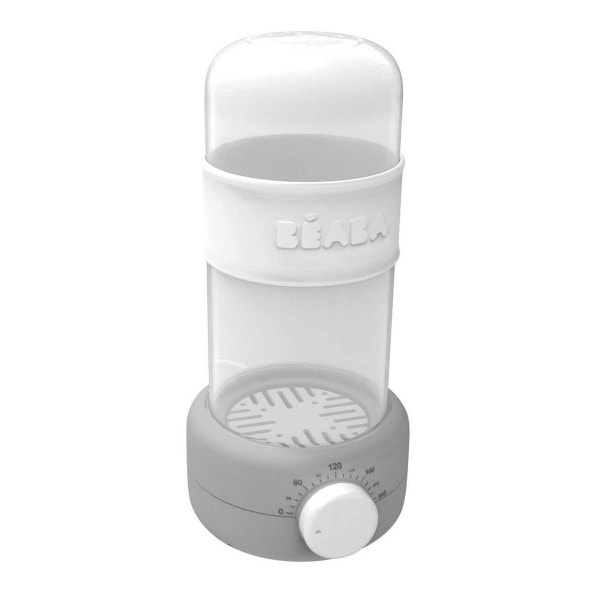 Incalzitor biberoane si sterilizator Beaba Baby Milk Second, Gri