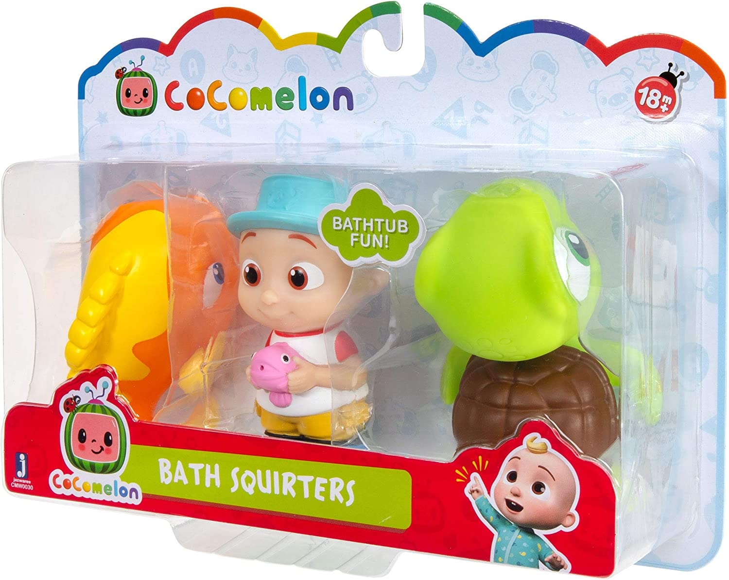 Set jucarii de baie Cocomelon, Bath Squirters, CMW0030