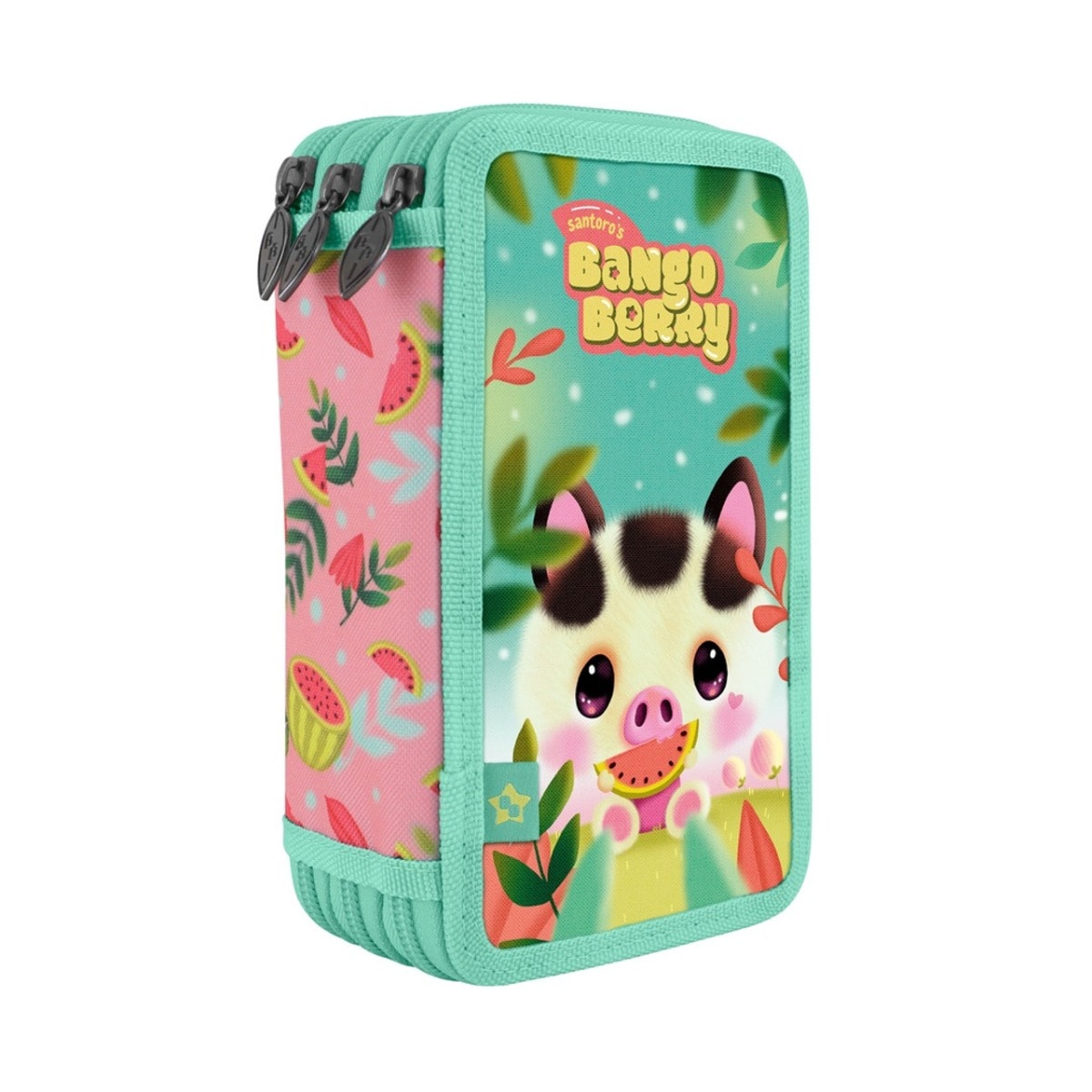 Penar echipat cu 3 fermoare Bangoberry, Piggy Pig