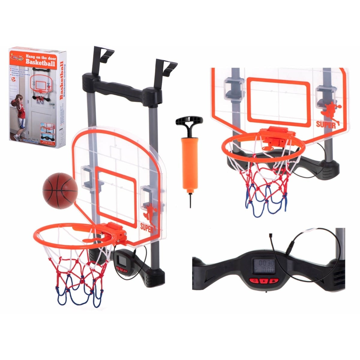 Panou baschet cu sunete si afisaj electronic, King Sport