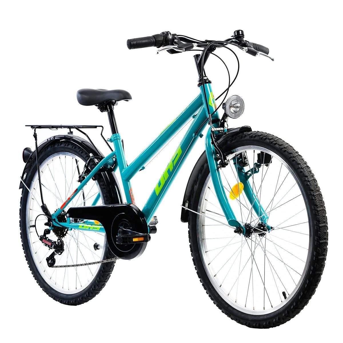 Bicicleta DHS, Terrana, 24 inch, Turcoaz