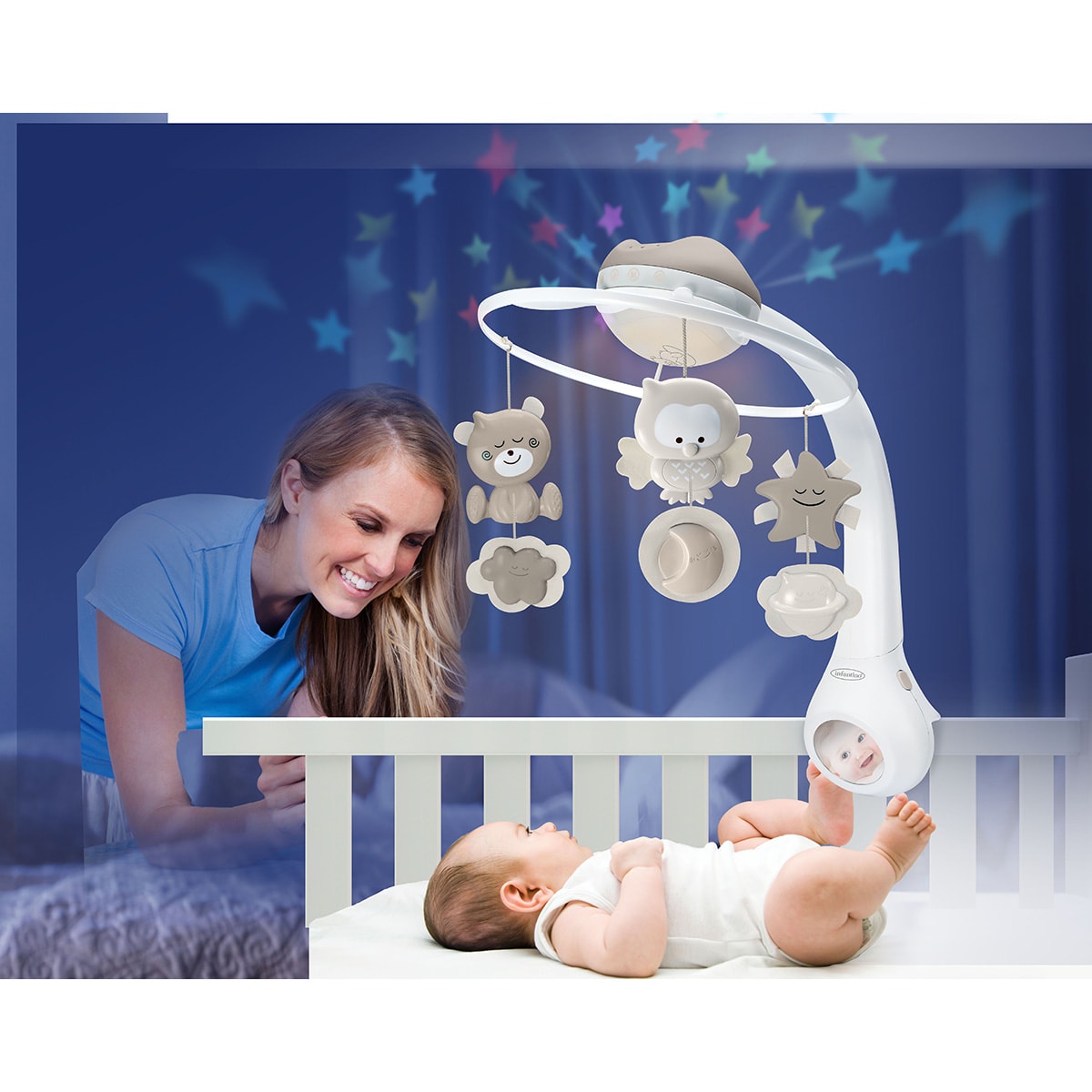 Carusel muzical cu proiector 3in1, B Kids