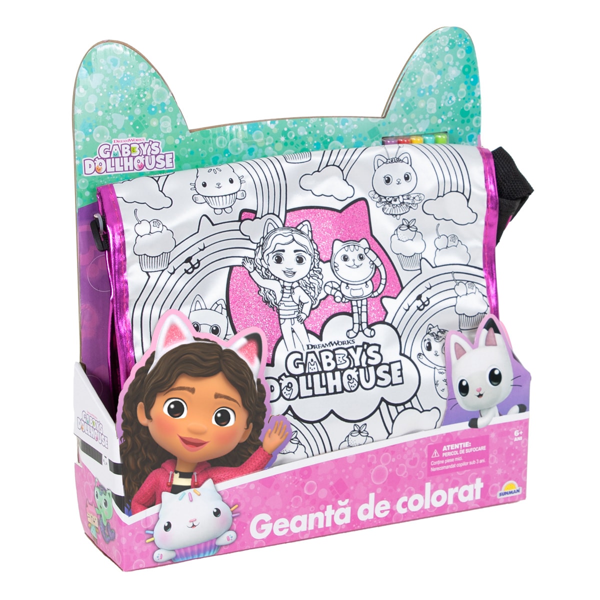 Geanta de colorat, Gabbys Dollhouse