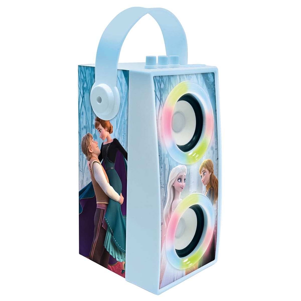 Boxa portabila cu microfon si efecte de lumini, Lexibook, Frozen