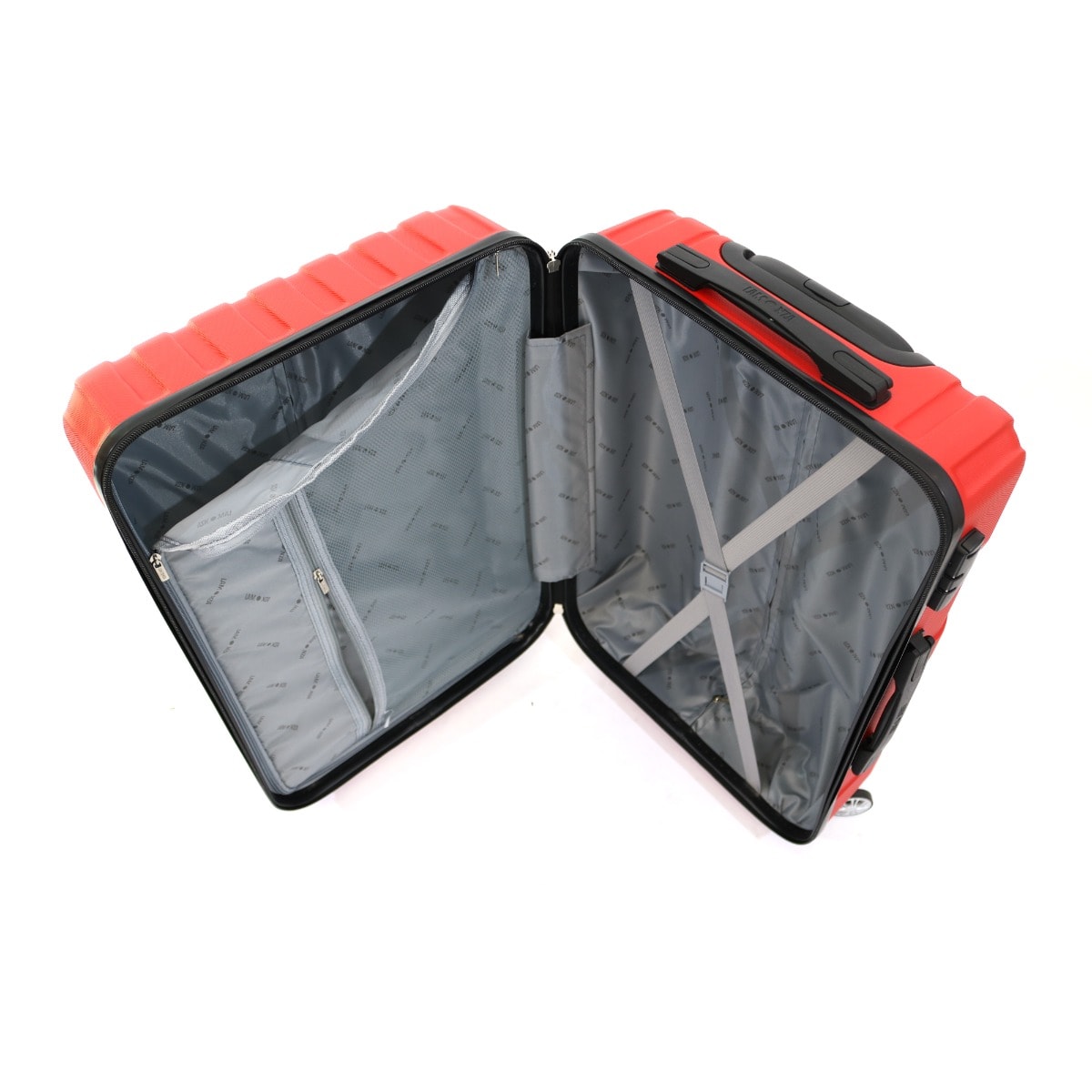 Troler Lamonza Malibu, 65 x 42 x 26 cm, Rosu