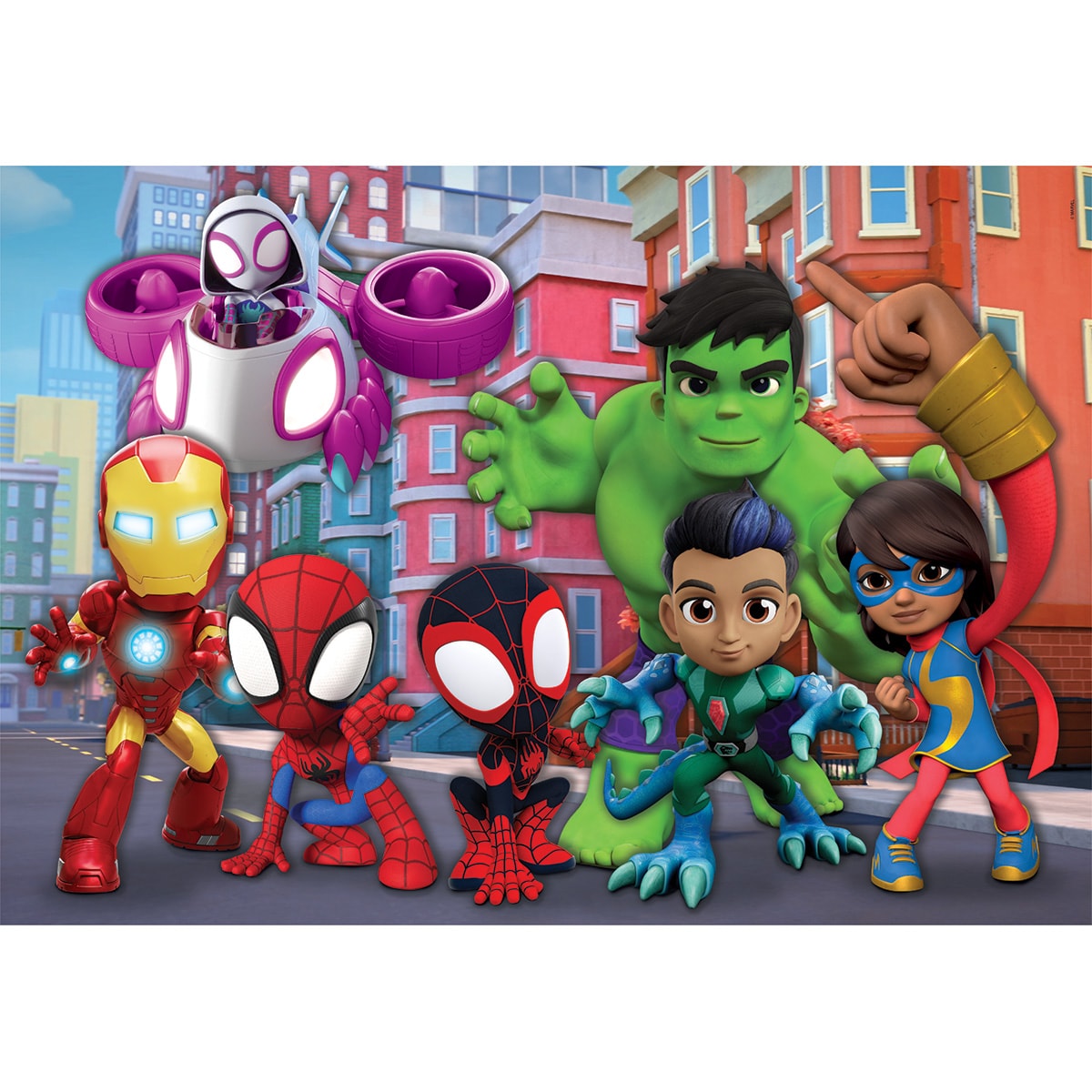 Puzzle Clementoni Maxi, Marvel Spidey Amazing Friends, 24 piese