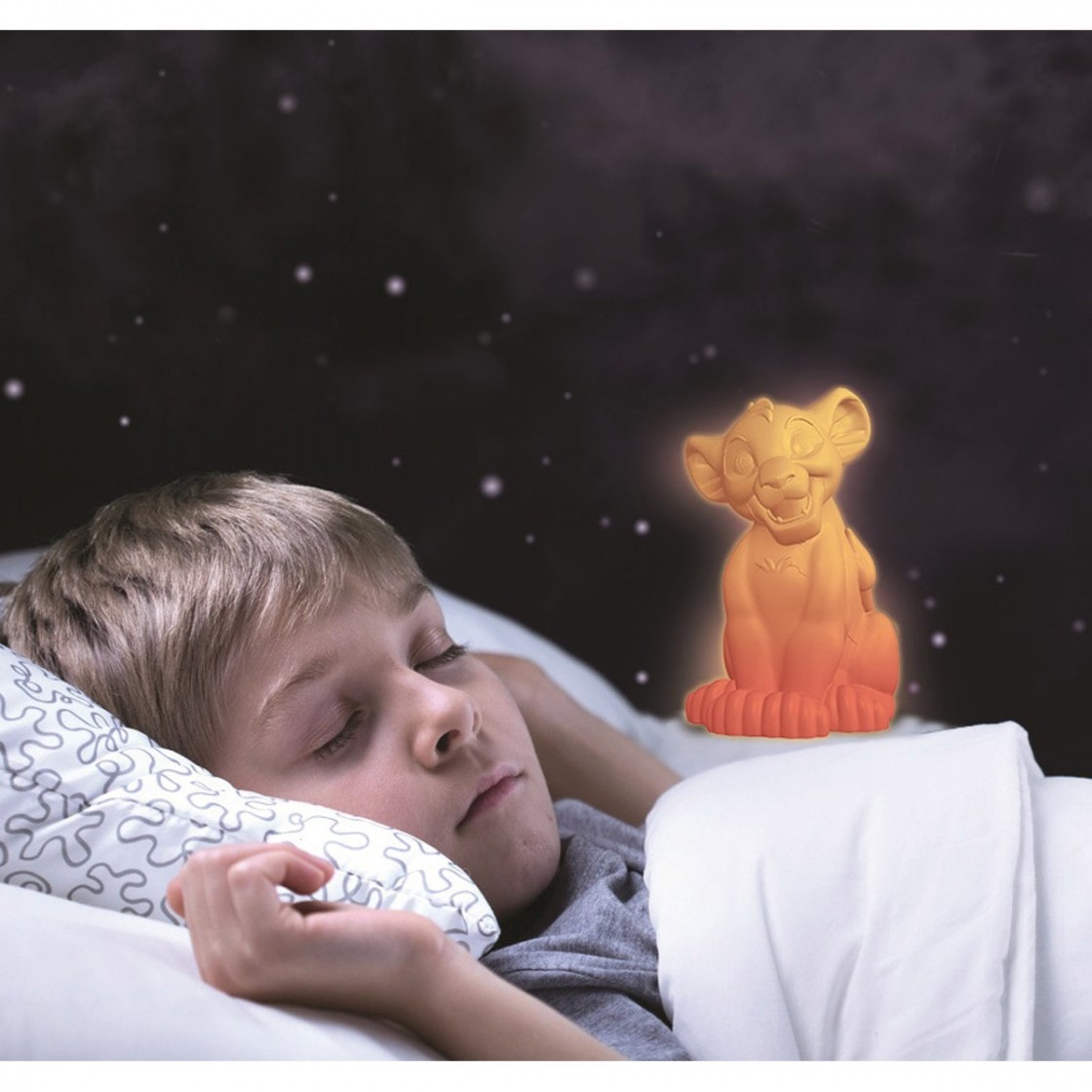 Lampa LED cu lumini ambientale Simba, Lexibook