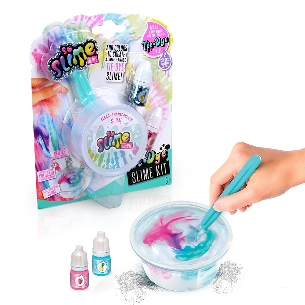 Set de joaca creativ, Slime Tie Dye, Creeaza-ti propriul slime