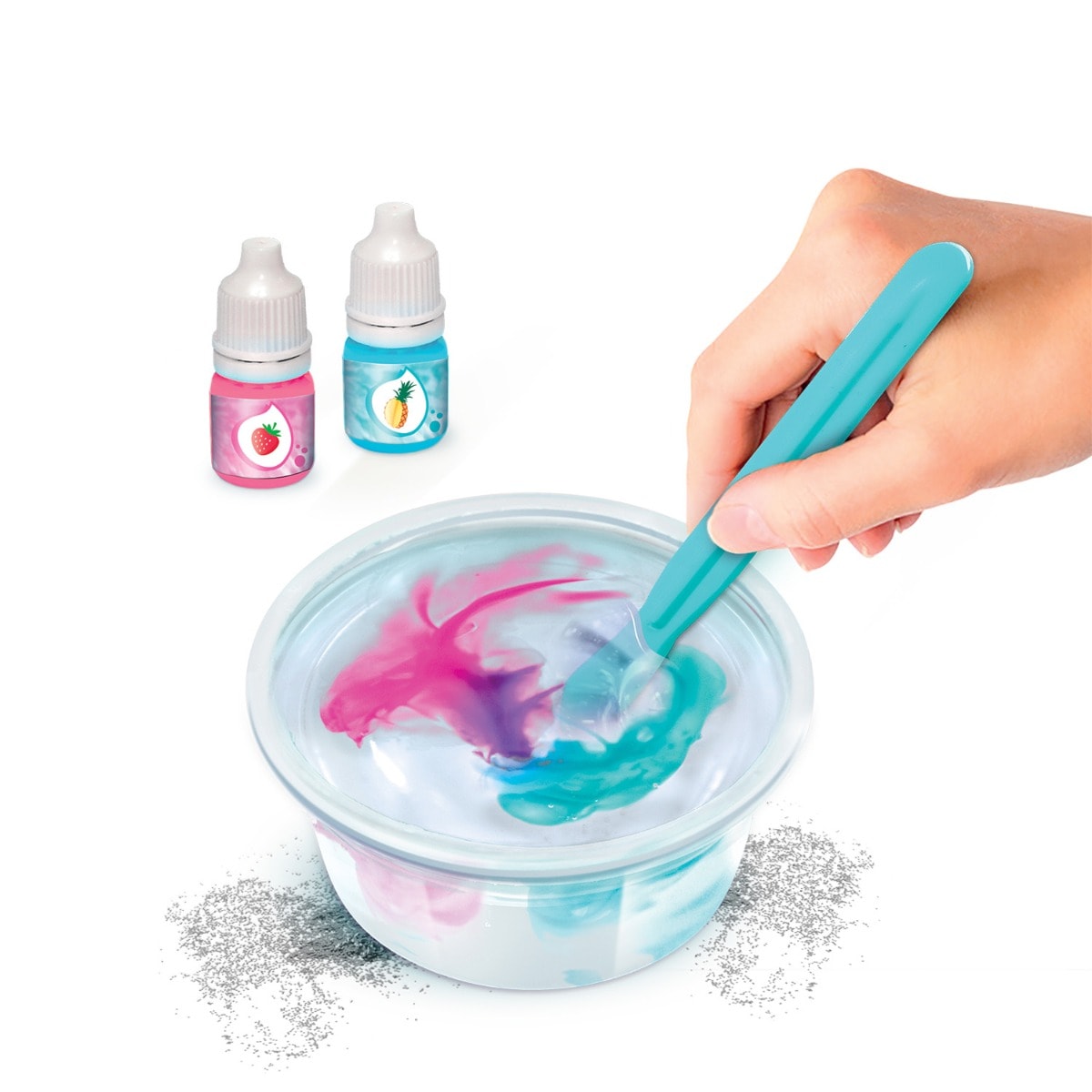 Set de joaca creativ, Slime Tie Dye, Creeaza-ti propriul slime