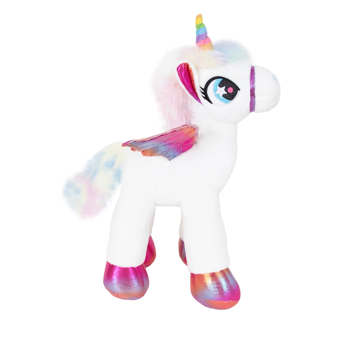 Jucarie de plus, Puffy Friends, Unicorn, 42 cm