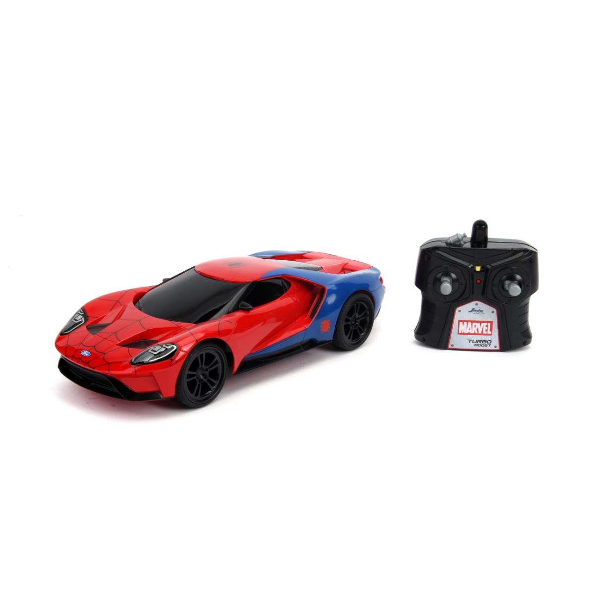 Masina cu telecomanda, Jada, Marvel Spider-Man, 2017 Ford GT, 1:16