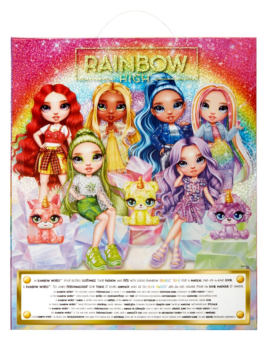 Papusa Rainbow High, Sparkle Slime, Violet Willow, 120223EU