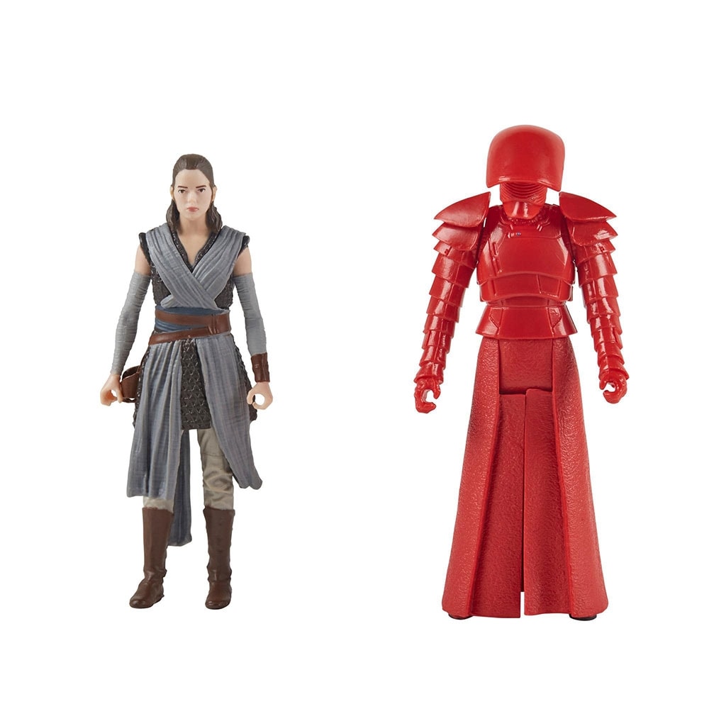 Set figurine Star Wars Force Link - Rey (Jedi Training) & Elite Praetorian Guard