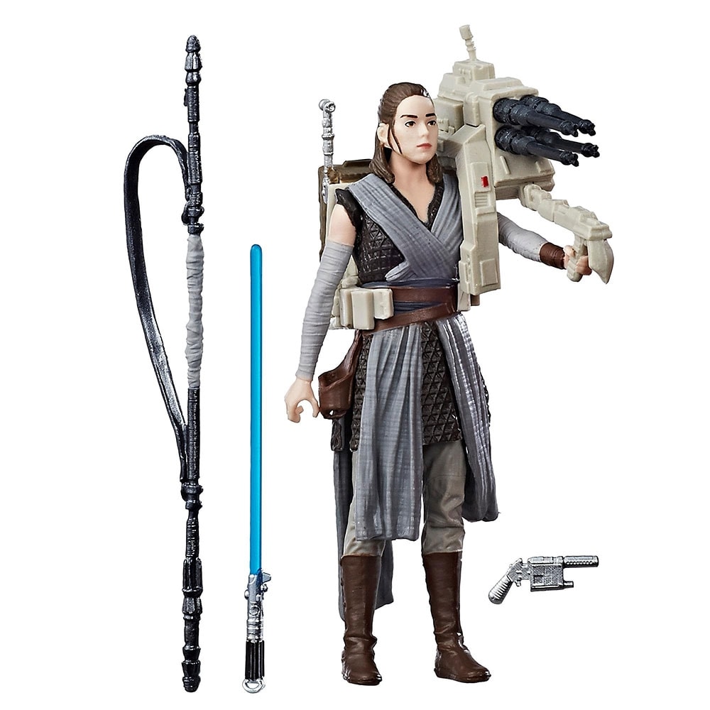 Set figurine Star Wars Force Link - Rey (Jedi Training) & Elite Praetorian Guard