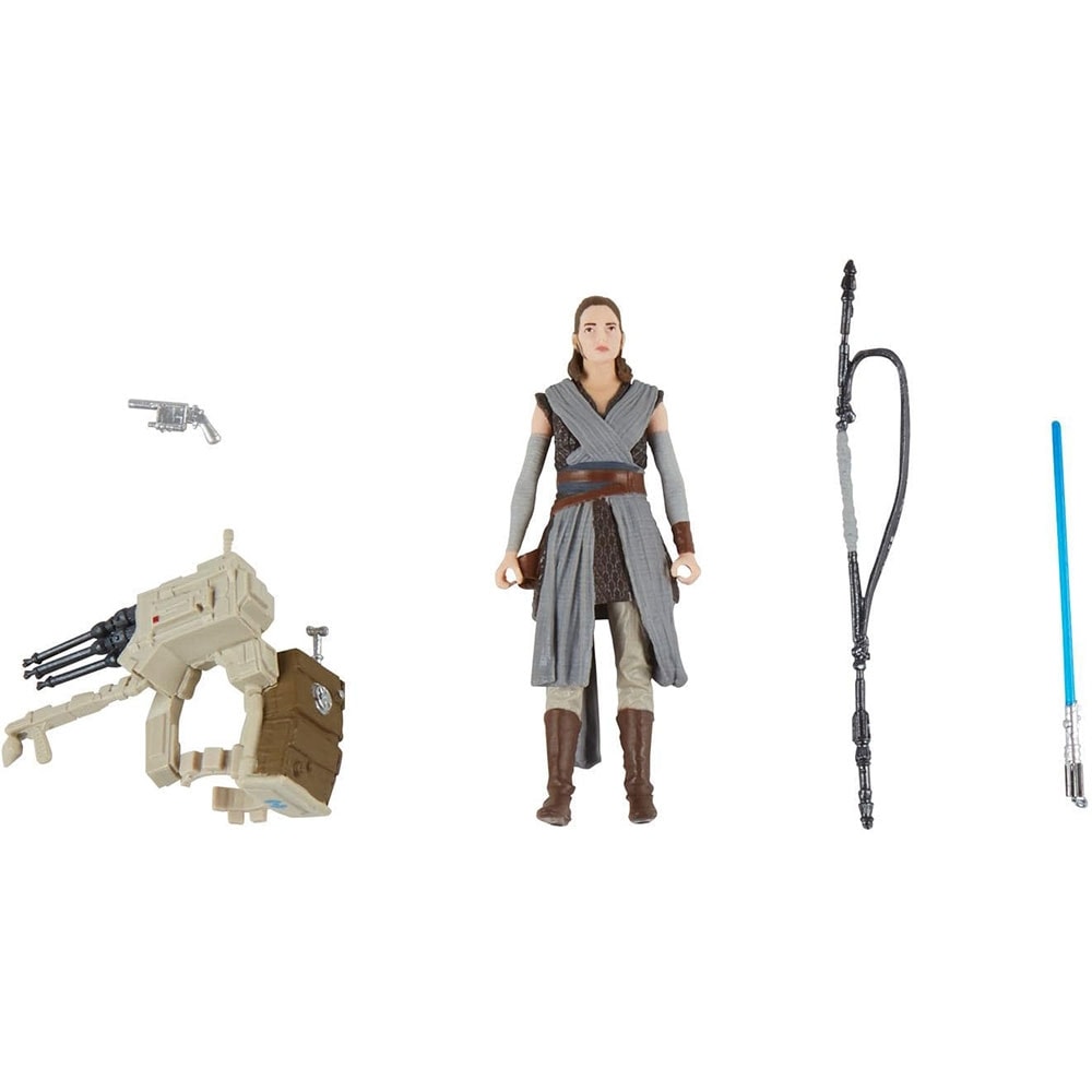 Set figurine Star Wars Force Link - Rey (Jedi Training) & Elite Praetorian Guard