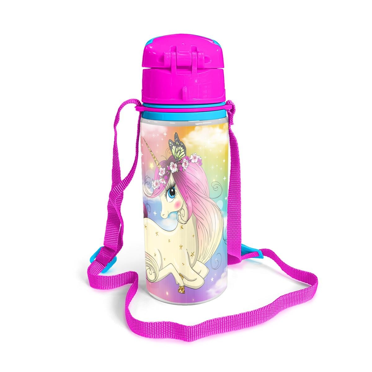 Termos cu pai, 600 ml, Coral High, model unicorn si zana