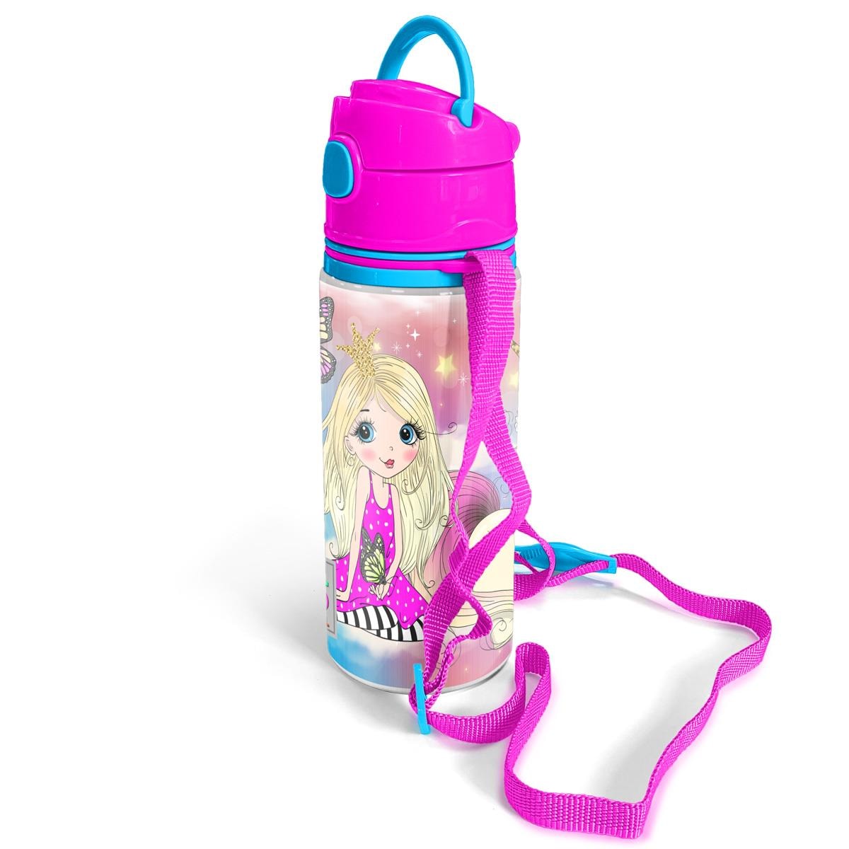 Termos cu pai, 600 ml, Coral High, model unicorn si zana