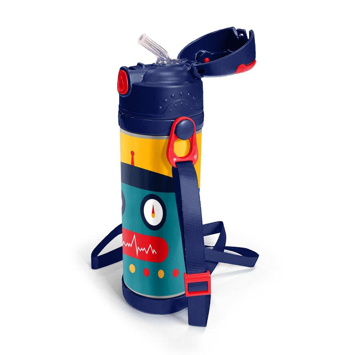 Termos cu pai, 500 ml, Coral High, model Robotei