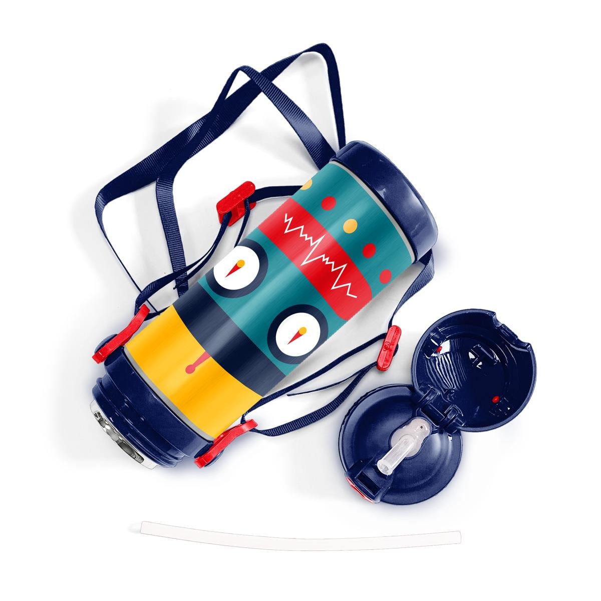 Termos cu pai, 500 ml, Coral High, model Robotei